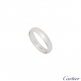 Cartier Platinum 1895 Wedding Ring B4059564
